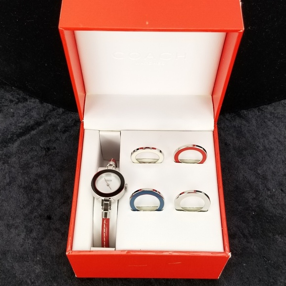 coach interchangeable bezel watch